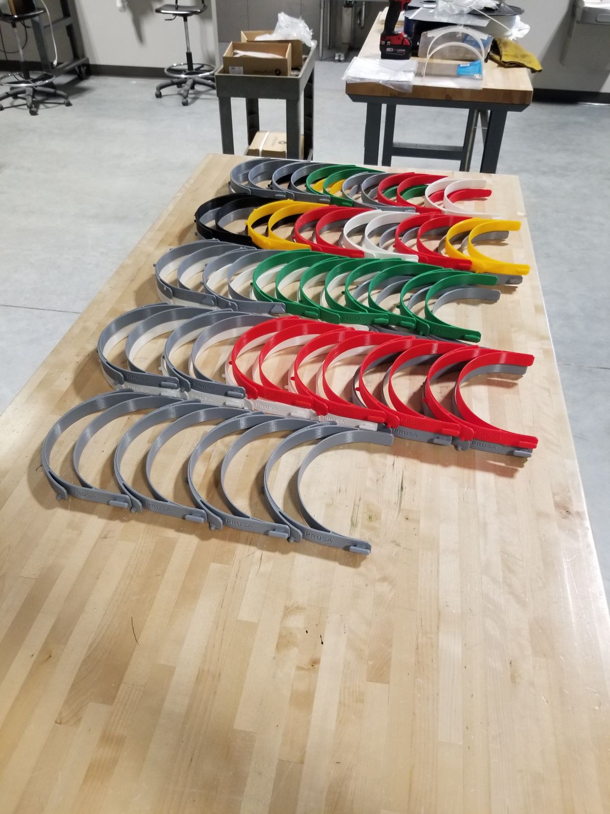 Face shield head bands